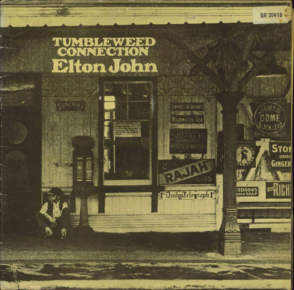 Elton John Tumbleweed Connection - 3rd UK vinyl LP album (LP record) DJF20410