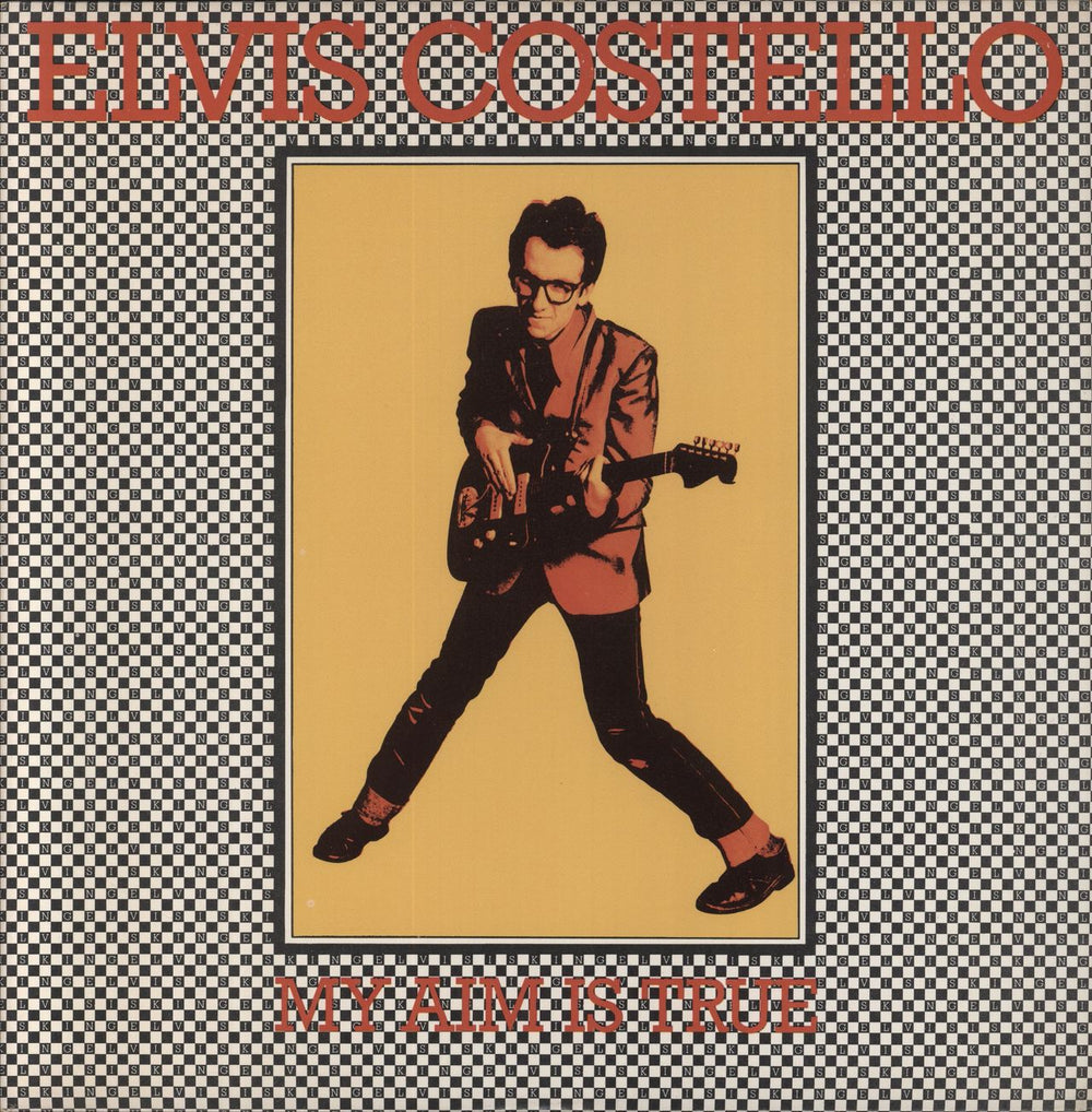 Elvis Costello My Aim Is True US vinyl LP album (LP record) JC35037