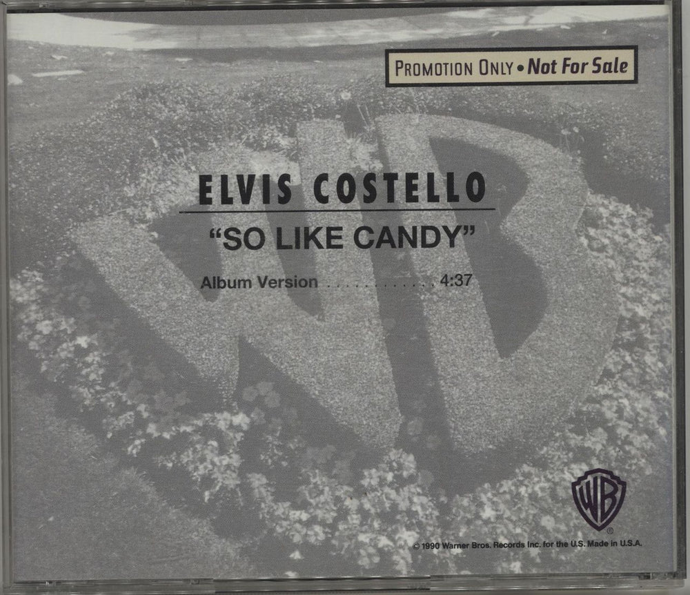 Elvis Costello So Like Candy US Promo CD single (CD5 / 5") COSC5SO50186