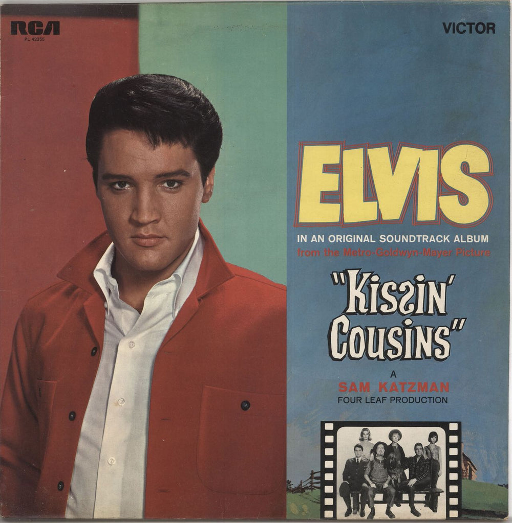 Elvis Presley Kissin' Cousins UK vinyl LP album (LP record) PL42355