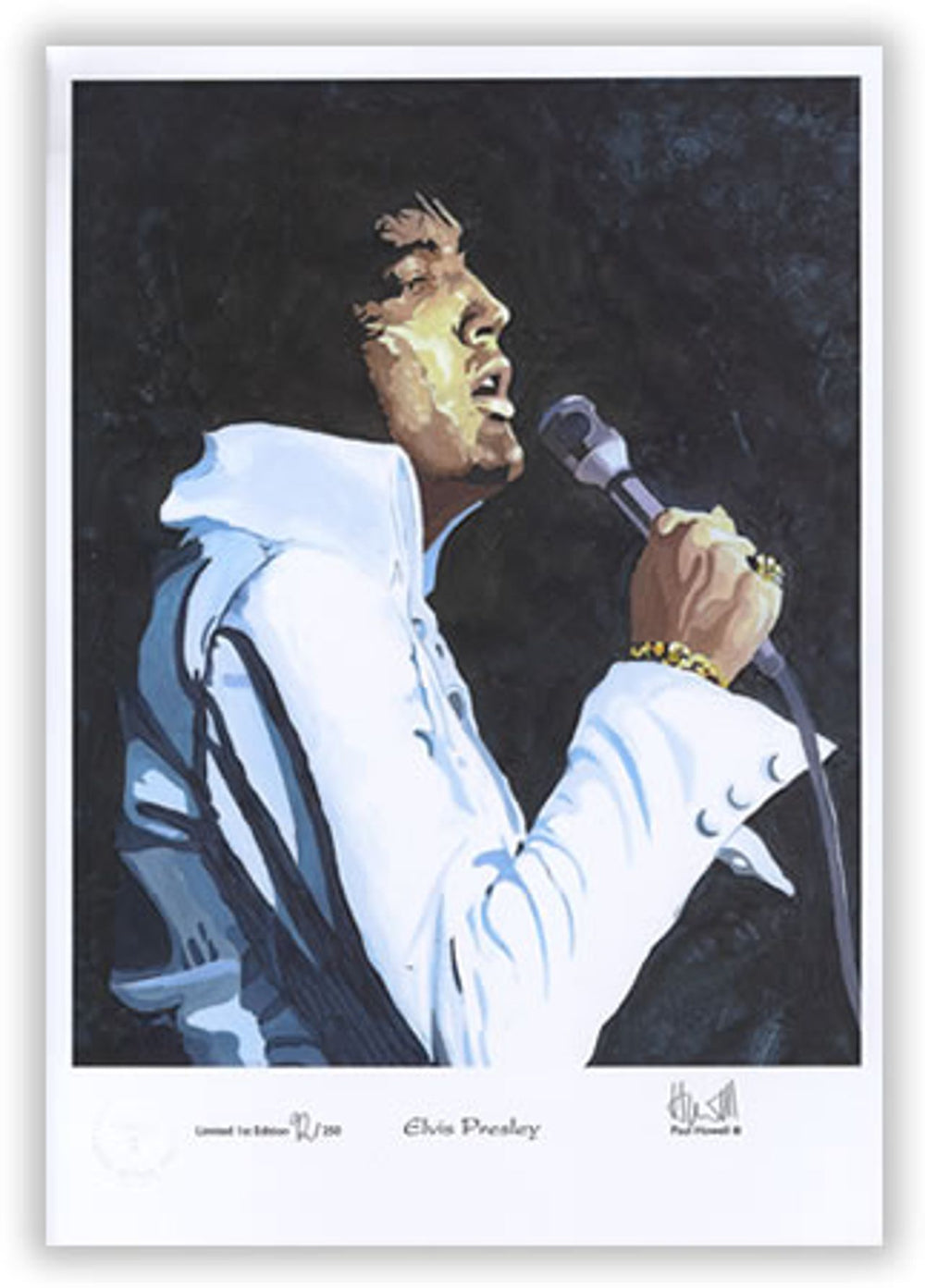 Elvis Presley Limited Edition Print - 250 Only UK artwork LIMITED EDITION PRINT