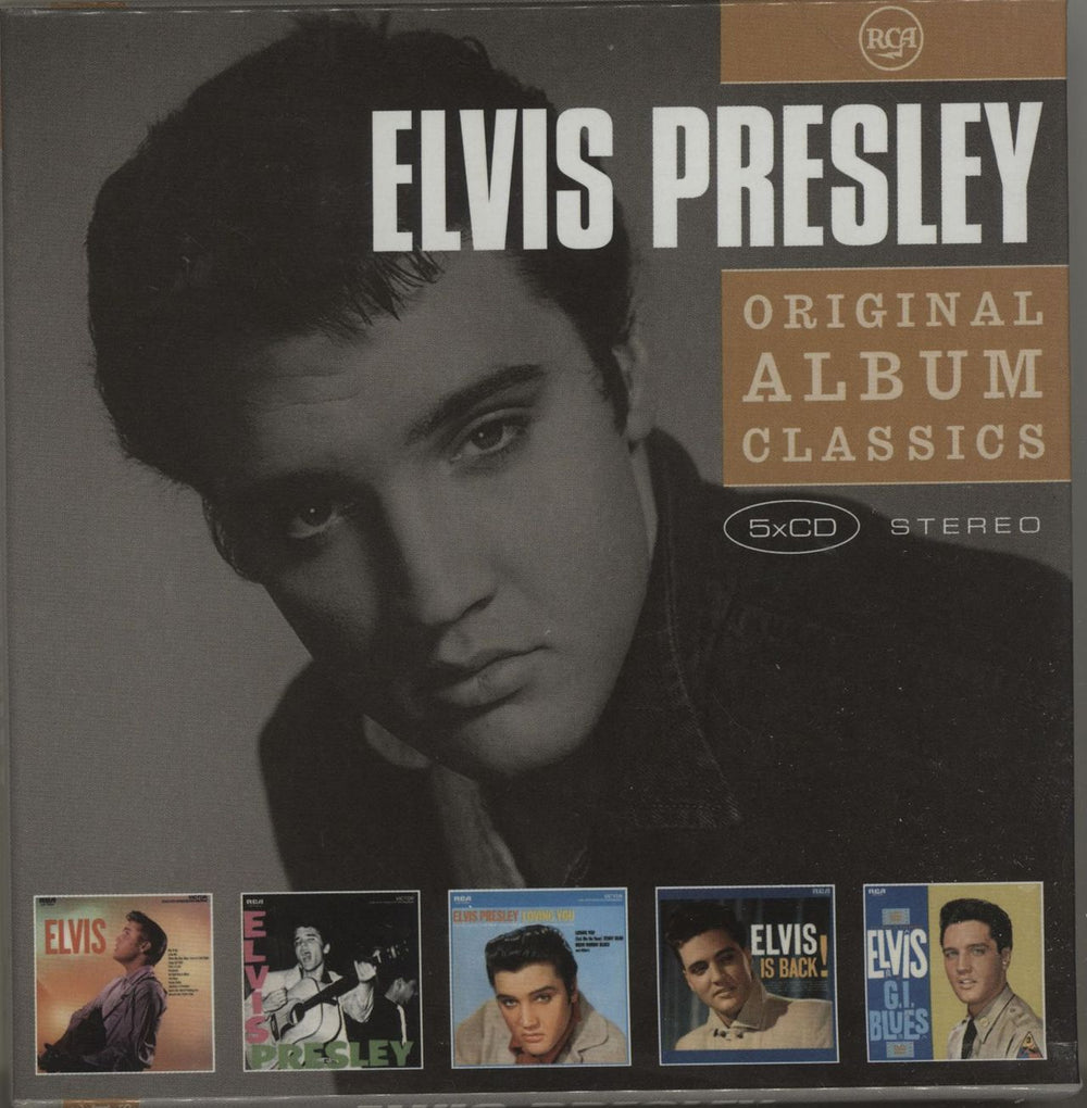 Elvis Presley Original Album Classics UK 5-CD album set 88697295572