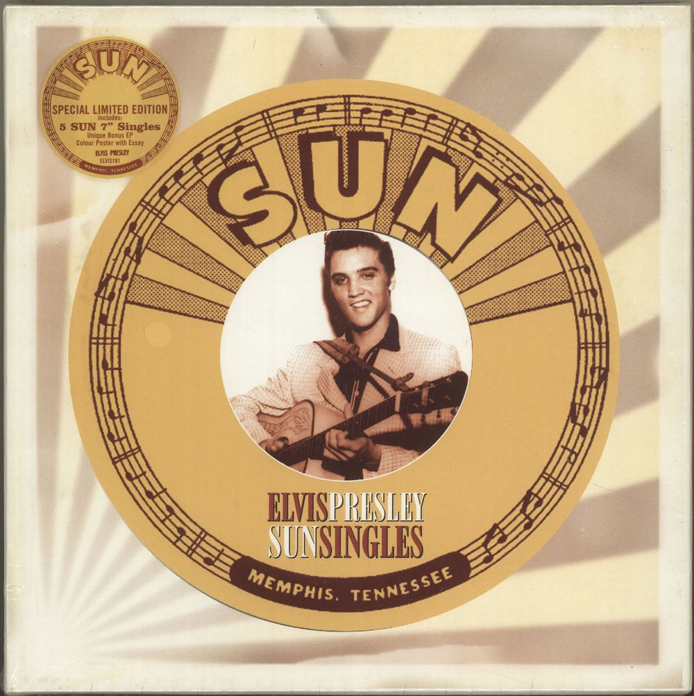 Elvis Presley Sun Singles - Sealed UK 7" single box set ELVIS101