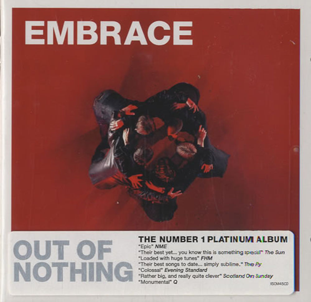 Embrace Out Of Nothing UK CD album (CDLP) ISOM45CD