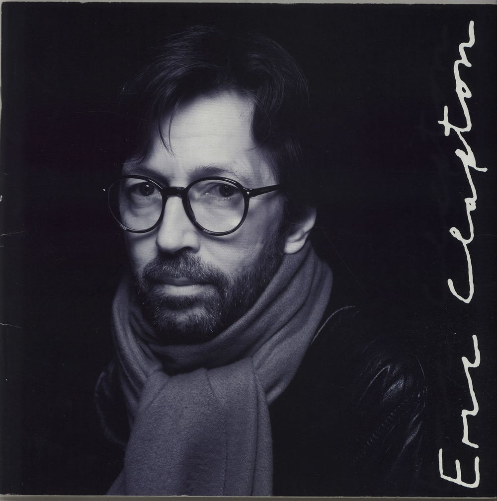 Eric Clapton 1992 UK Tour - Eric Wearing Scarf UK tour programme TOUR PROGRAMME