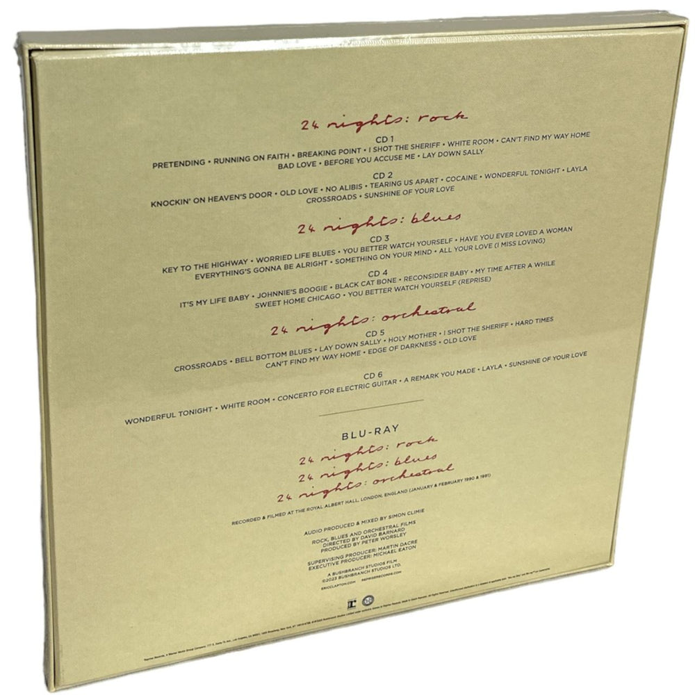 Eric Clapton 24 Nights - CDs/Blu-rays - Sealed UK Cd album box set 