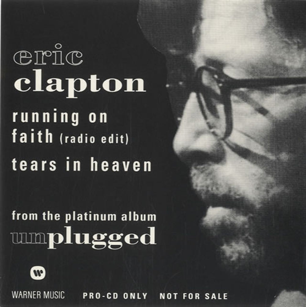 Eric Clapton Running On Faith German Promo CD single (CD5 / 5") WMECP+