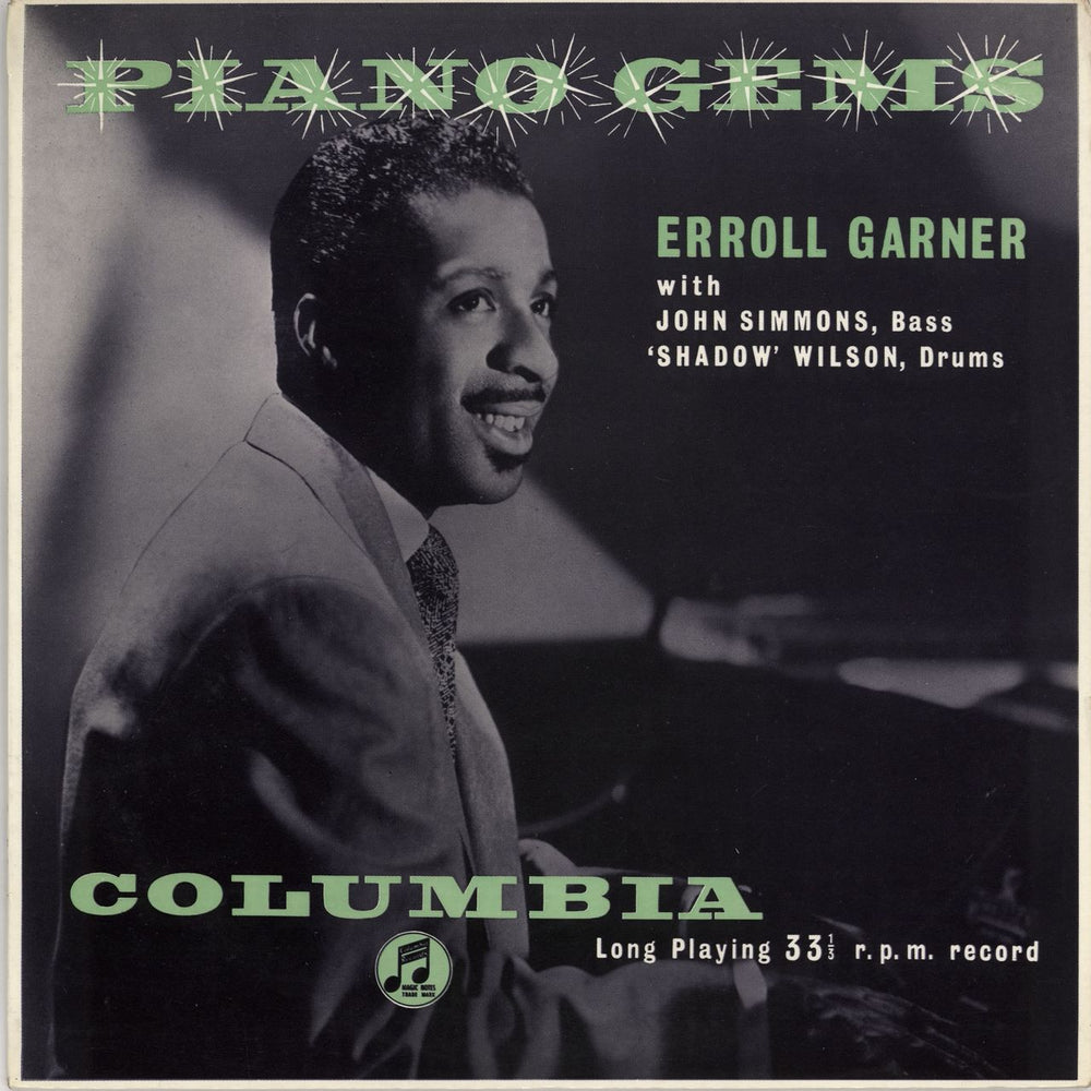 Erroll Garner Piano Gems UK 10" vinyl single (10 inch record) 33S1059