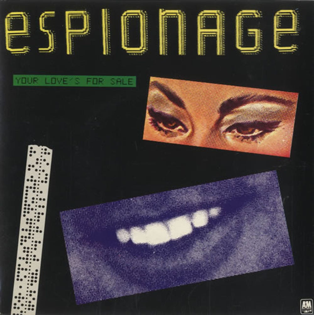 Espionage Your Love's For Sale UK 7" vinyl single (7 inch record / 45) AM123