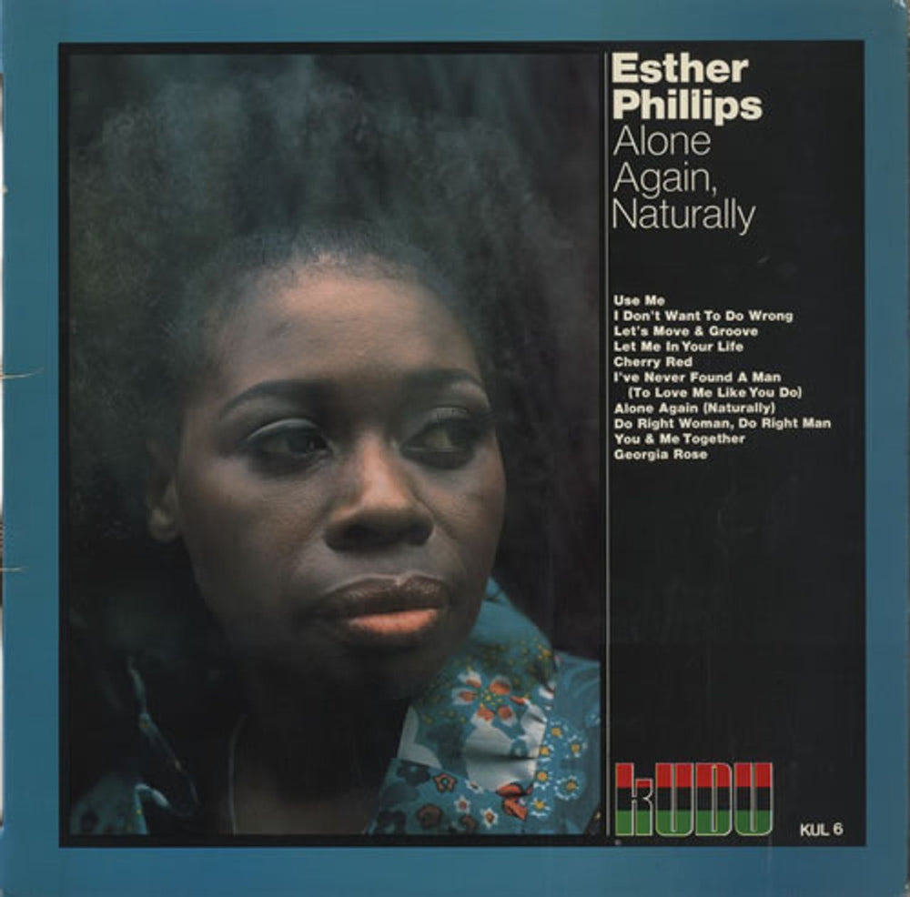 Esther Phillips Alone Again, Naturally UK vinyl LP album (LP record) KUL6