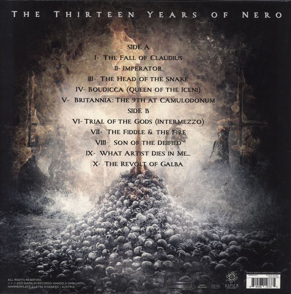 Ex Deo The Thirteen Years Of Nero UK vinyl LP album (LP record) 840588147335