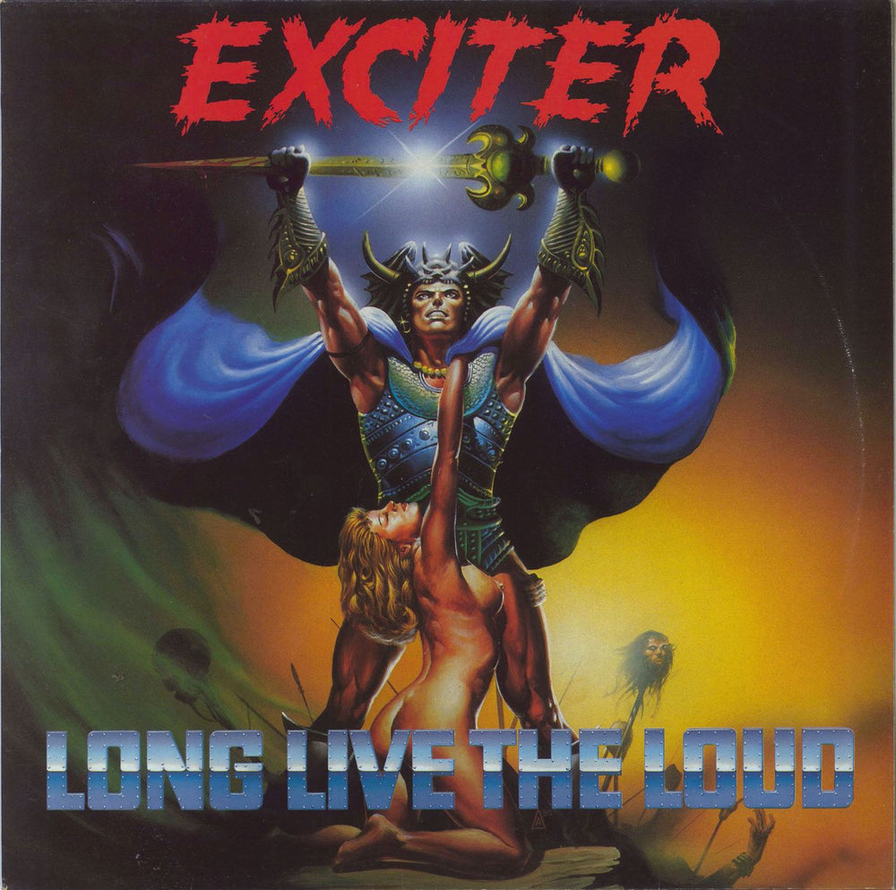 Exciter Long Live The Loud UK vinyl LP album (LP record) MFN47