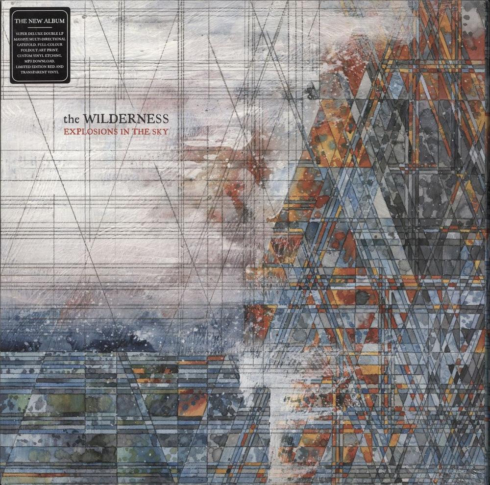 Explosions In The Sky The Wilderness: Deluxe Edition - Red & Clear Vinyl - Sealed UK 2-LP vinyl record set (Double LP Album) BELLA537V