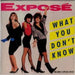 Expose What You Don't Know Japanese CD single (CD5 / 5") B15D-51009