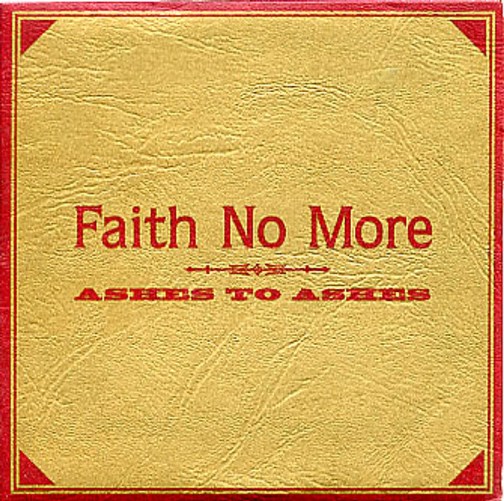 Faith No More Ashes To Ashes UK 2-CD single set (Double CD single) FNM2SAS288652