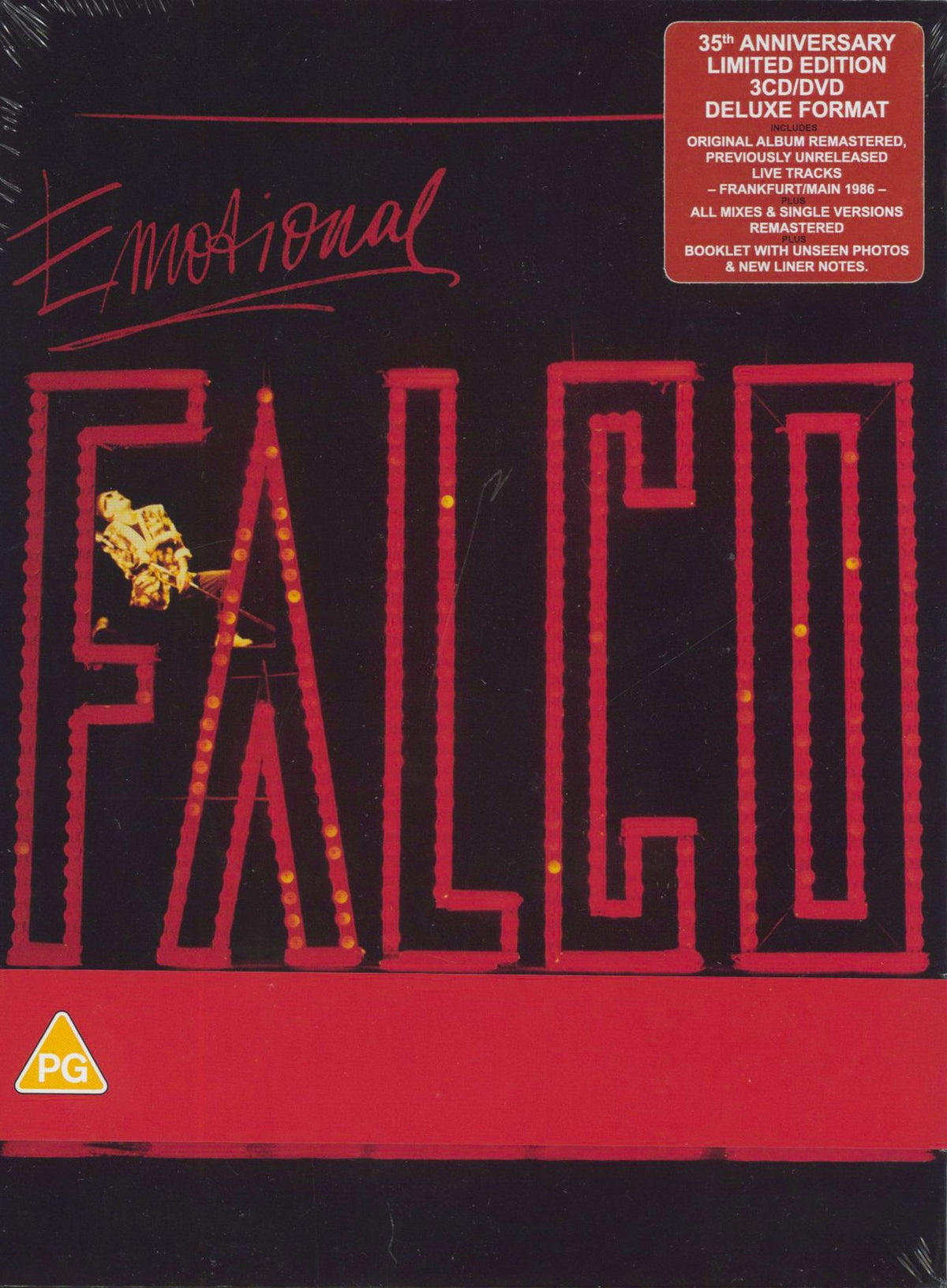 Set　UK　Deluxe　3-disc　Edition　CD/DVD　Sealed　—　Falco　Emotional: