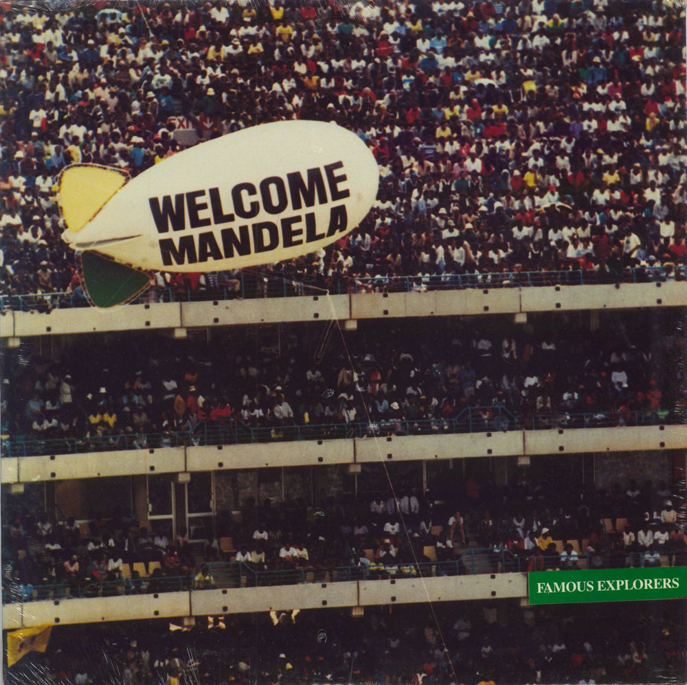 Famous Explorers Welcome Mandela - Sealed South African 12" vinyl single (12 inch record / Maxi-single) NM1