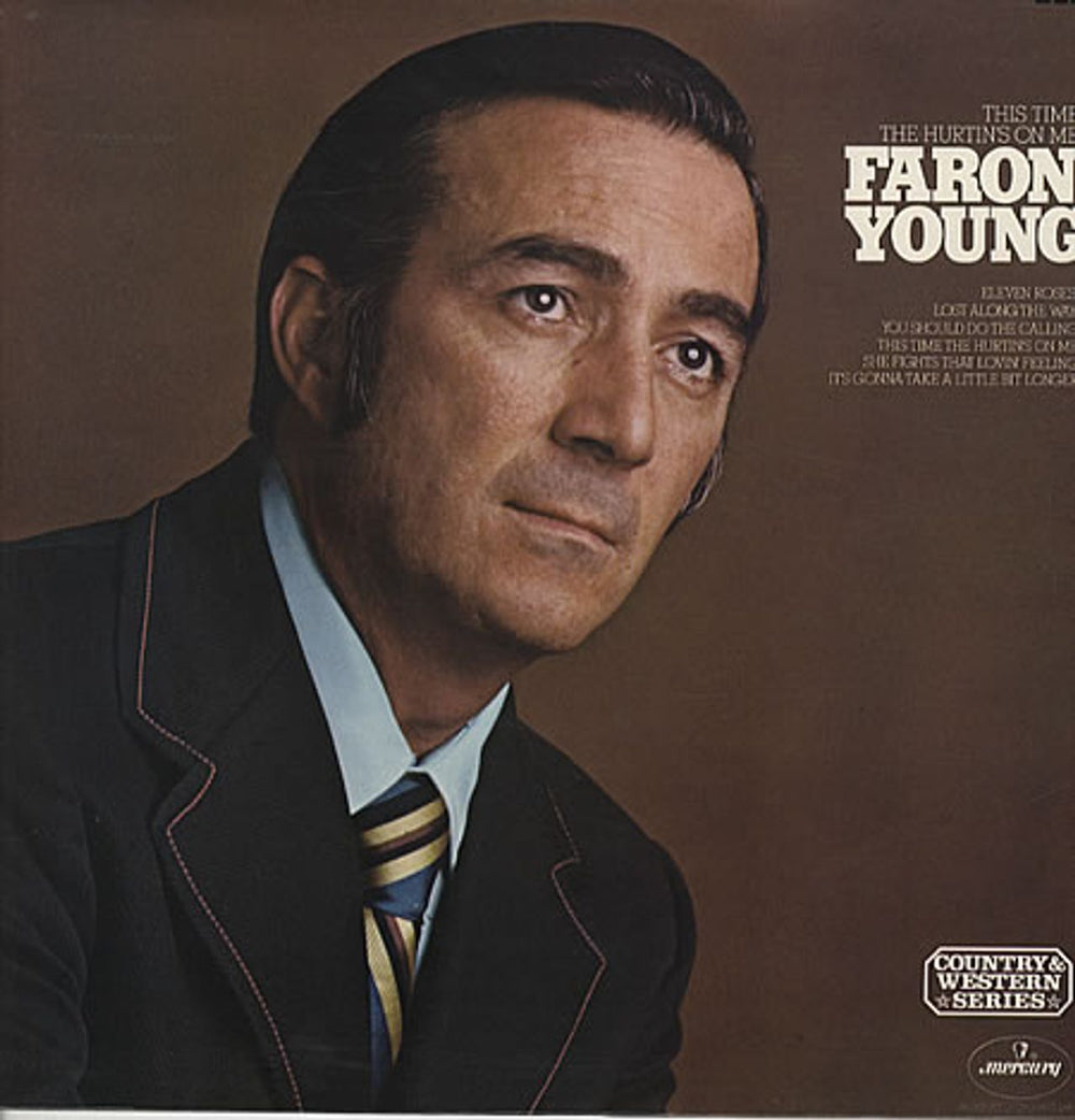 Faron Young This Time The Hurtin's On Me UK vinyl LP album (LP record) 6338149