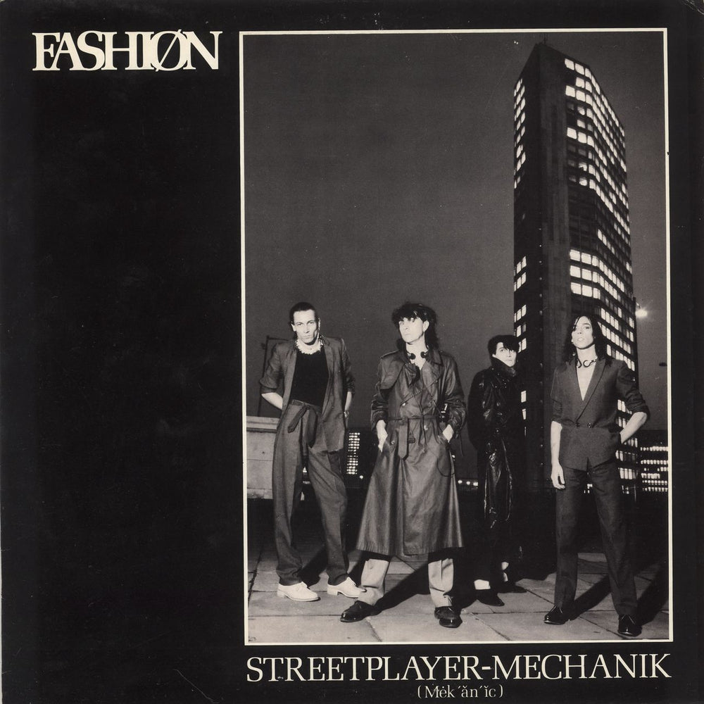 Fashion Streetplayer - Mechanik UK 12" vinyl single (12 inch record / Maxi-single) ARIST12456