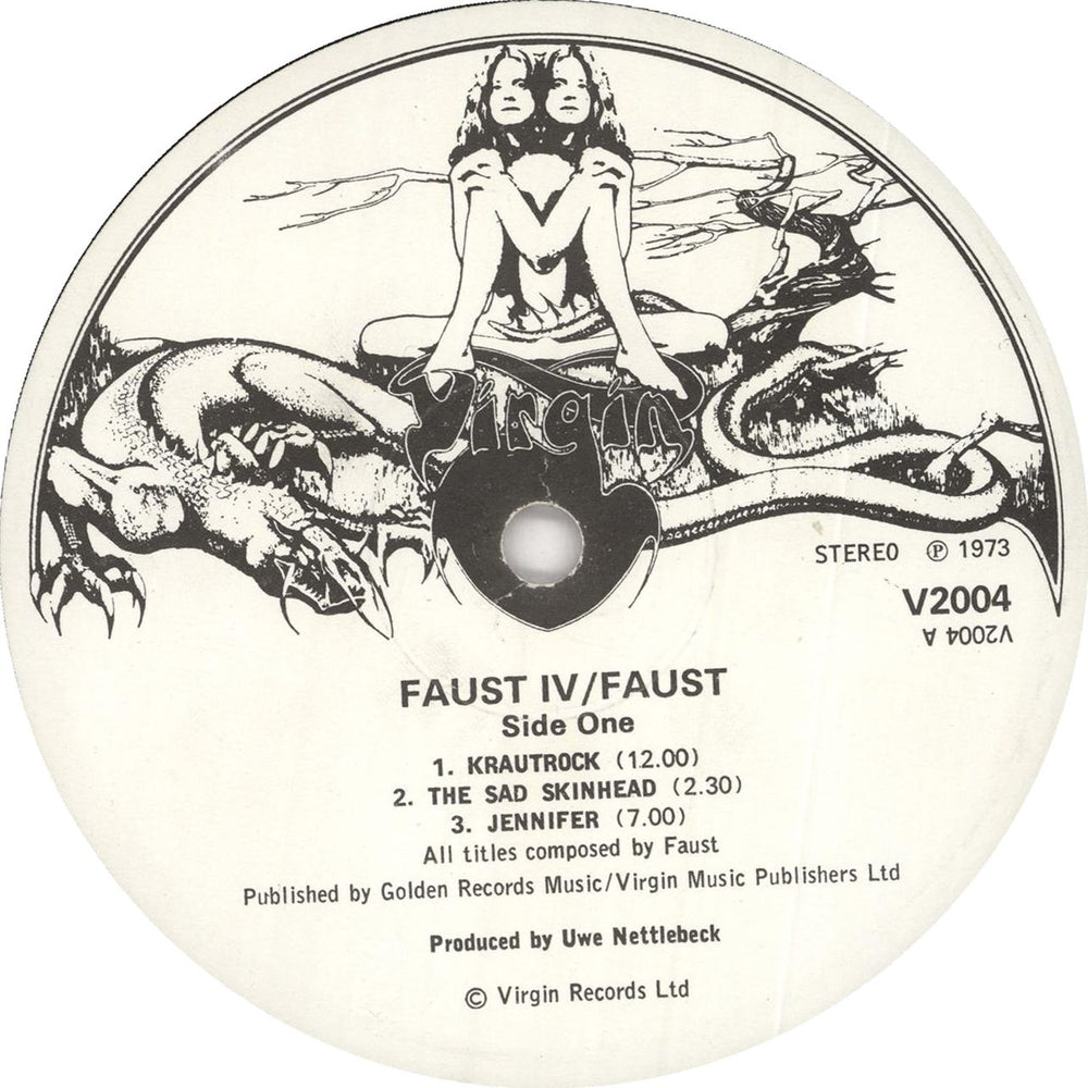 Faust Faust IV - EX UK vinyl LP album (LP record) FA8LPFA723977