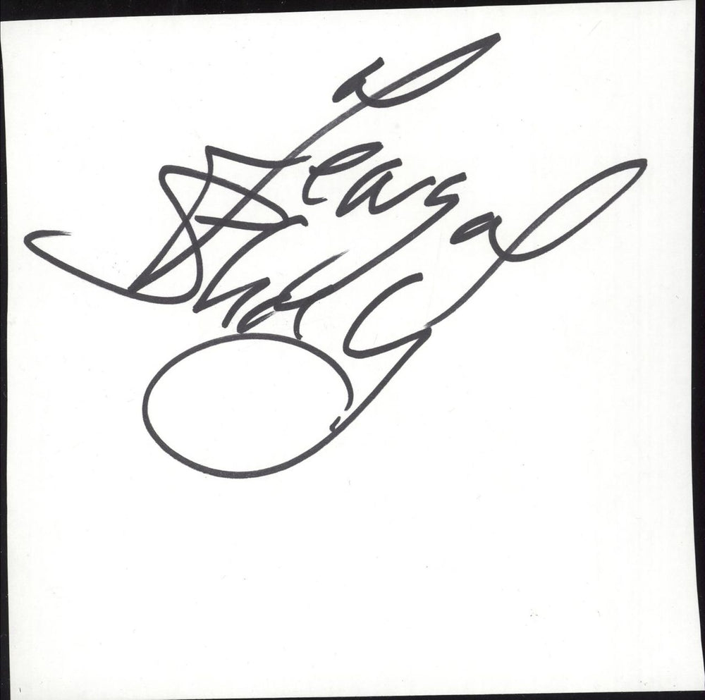 Feargal Sharkey Autograph UK memorabilia AUTOGRAPH