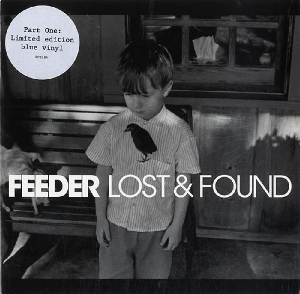 Feeder Lost & Found - 1/2 - Blue Vinyl UK 7" vinyl single (7 inch record / 45) ECS184