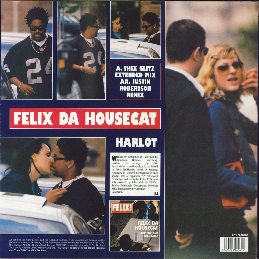 Felix Da Housecat Harlot UK 12" vinyl single (12 inch record / Maxi-single) 5055063900663