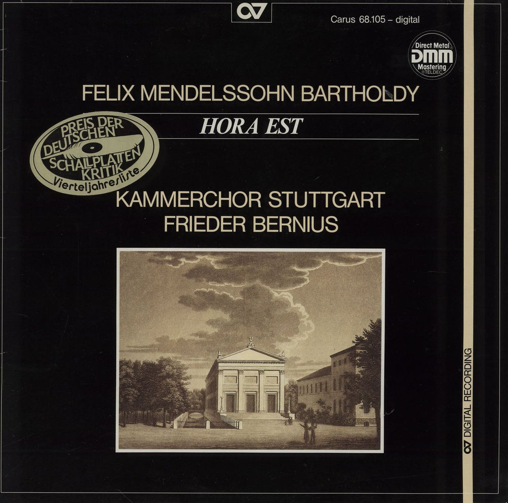 Felix Mendelssohn Hora Est German vinyl LP album (LP record) 68.105