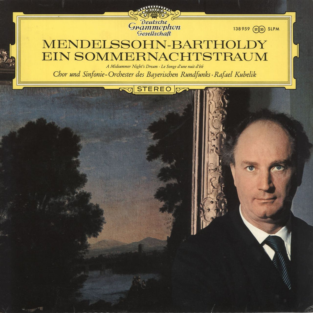 Felix Mendelssohn Mednelssohn: Ein Sommernachtstraum German vinyl LP album (LP record) 138959