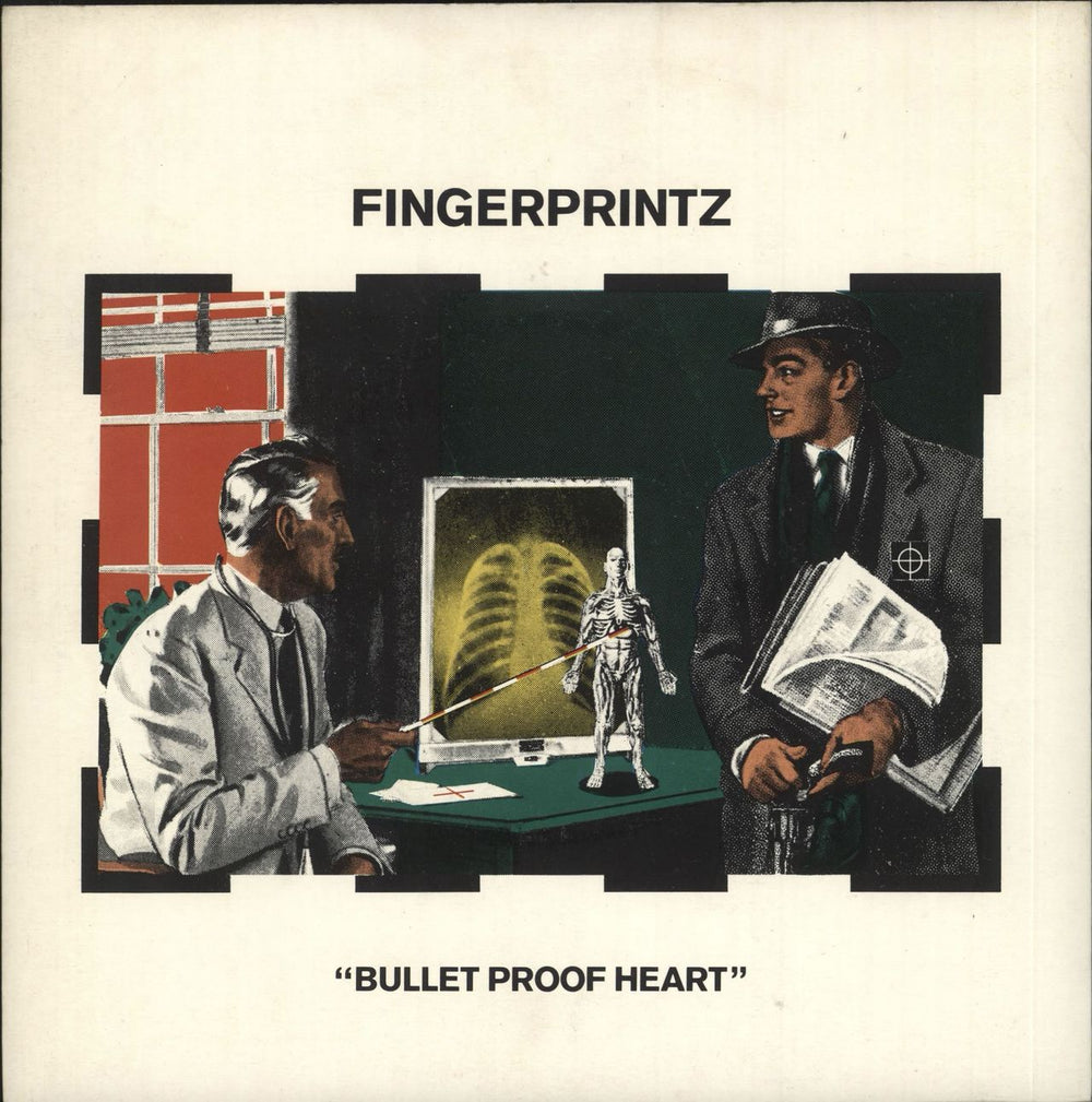 Fingerprintz Bullet Proof Heart UK 7" vinyl single (7 inch record / 45) VS358