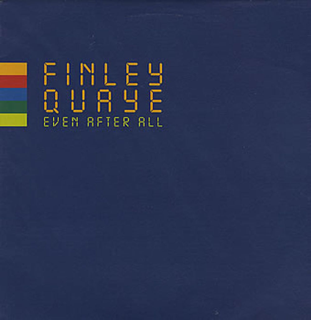 Finley Quaye Even After All UK 12" vinyl single (12 inch record / Maxi-single) XPR3156