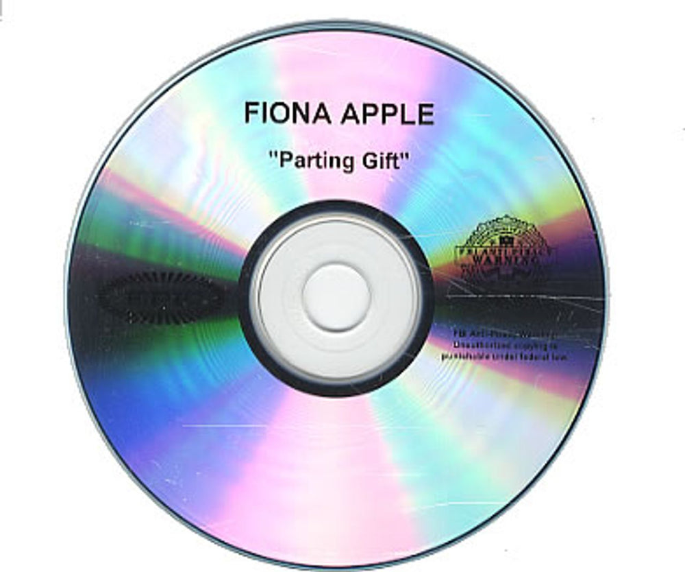 Fiona Apple Parting Gift US CD-R acetate CD-R ACETATE