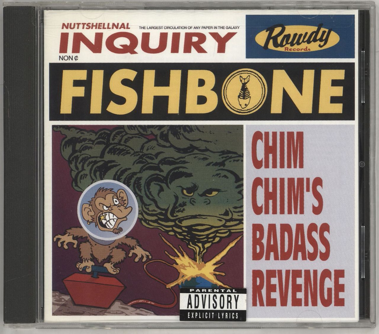 Fishbone Chim Chim's Badass Revenge UK Promo CD album — RareVinyl.com
