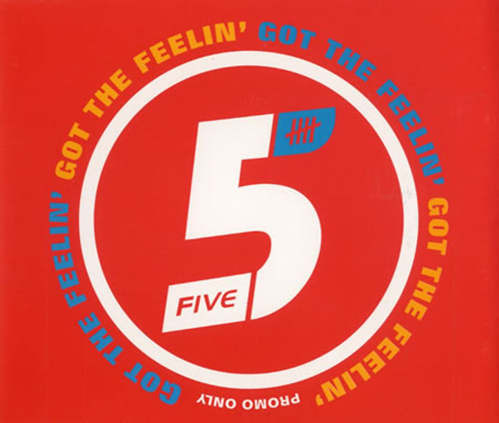 Five Got The Feelin' UK Promo CD single (CD5 / 5") FEELIN1