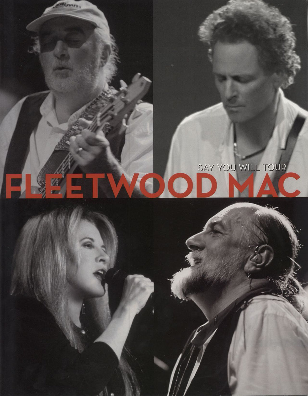 Fleetwood Mac Say You Will Tour - Tour Programme & Ticket UK tour programme TOUR PROGRAMME
