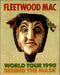 Fleetwood Mac World Tour 1990 - Behind The Mask UK tour programme TOUR PROGRAMME