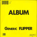 Flipper Album - Generic Flipper - Yellow / Black Splatter + Inserts US vinyl LP album (LP record) 029561002513