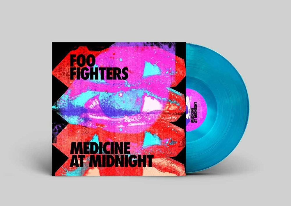 Foo Fighters Medicine At Midnight - Blue Vinyl - Sealed UK vinyl LP album (LP record) FOOLPME762718