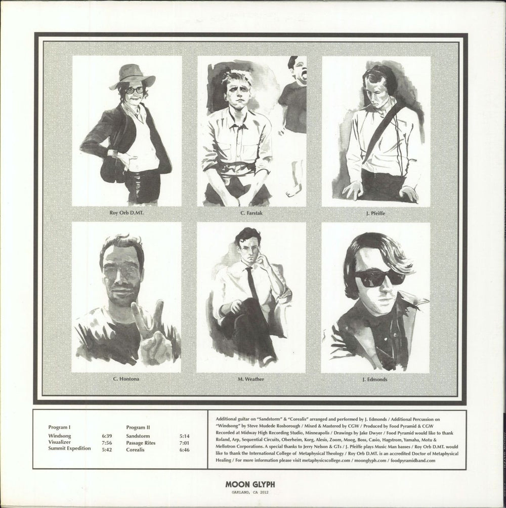 Food Pyramid Arp Navigators US vinyl LP album (LP record) 794504618815