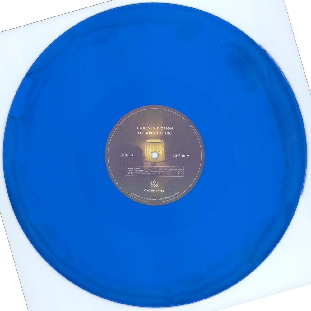 Foxes In Fiction Ontaro Gothic - Translucent sea blue / Opaque cyan blue vinyl US vinyl LP album (LP record) 300LPON769912