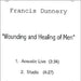 Francis Dunnery Wounding And Healing Of Men US Promo CD-R acetate CDR ACETATE