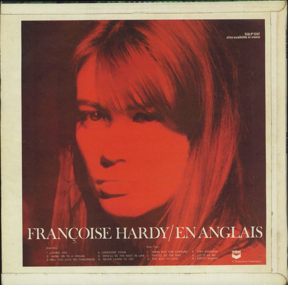 Françoise Hardy En Anglais UK vinyl LP album (LP record)