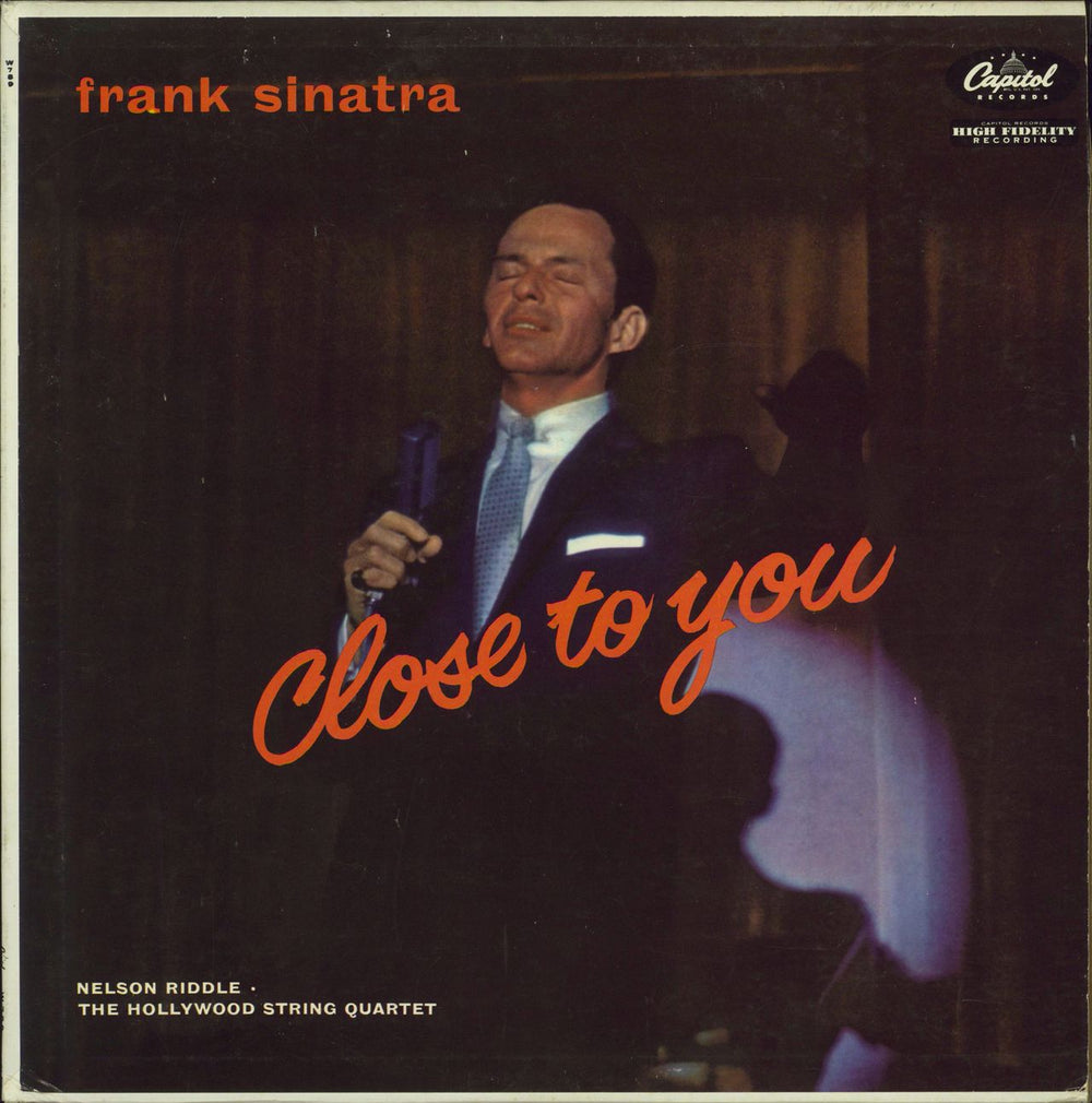 Frank Sinatra Close To You - Grey Label Canadian vinyl LP album (LP record) W789