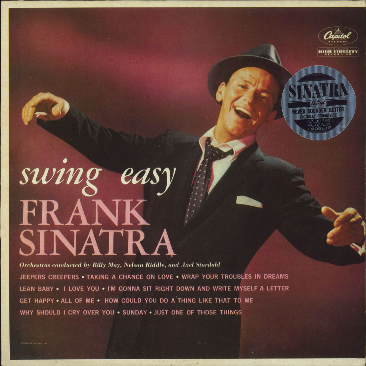 Frank Sinatra Swing Easy UK Vinyl LP