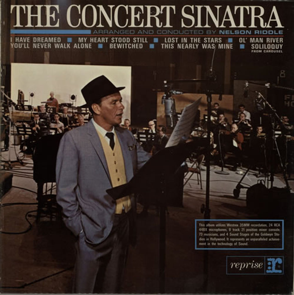 Frank Sinatra The Concert Sinatra - gatefold p/s UK vinyl LP album (LP record) R1009