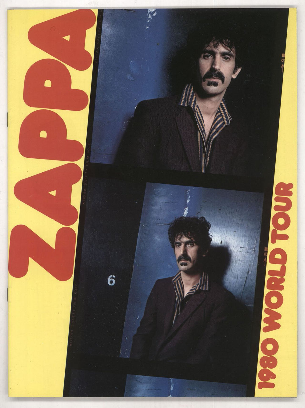 Frank Zappa 1980 World Tour UK tour programme TOUR PROGRAMME