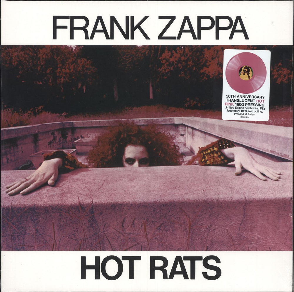 Frank Zappa Hot Rats - 180gm Hot Pink Vinyl - Sealed UK vinyl LP album (LP record) 0238419