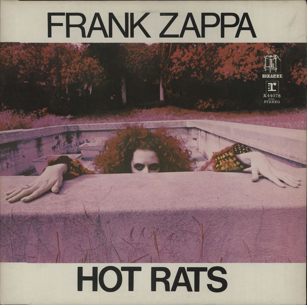 Frank Zappa Hot Rats UK vinyl LP album (LP record) K44078