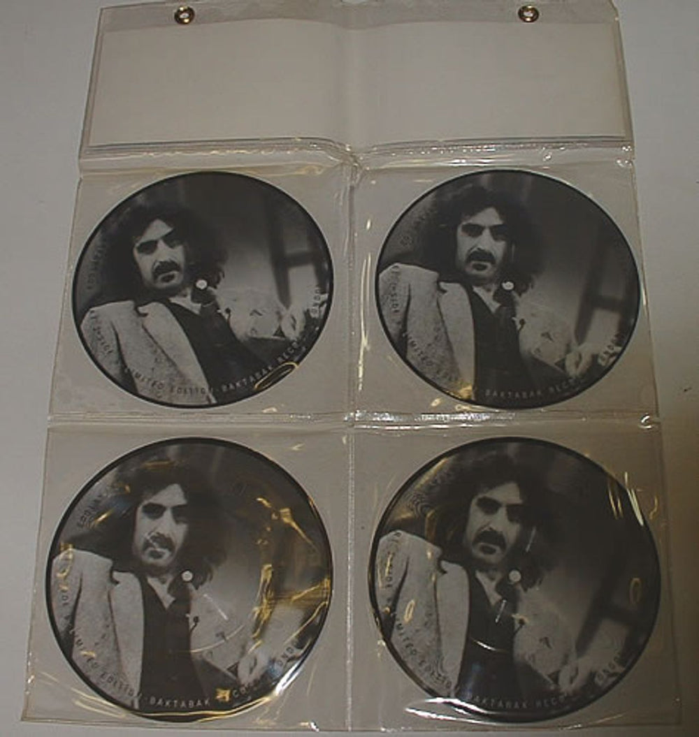 Frank Zappa Interview Picture Disc Collection UK 7" vinyl picture disc (7 inch picture disc single) ZAP7PIN120852