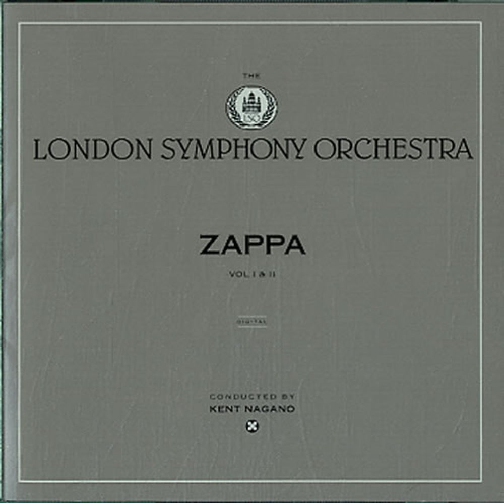 Frank Zappa London Symphony Orchestra Vol.1 & 2 US 2 CD album set (Double CD) RCD10540/41